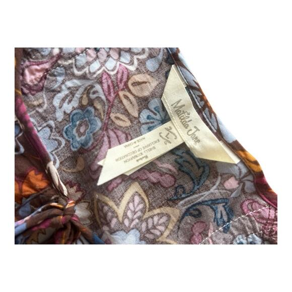 Matilda Jane floral lace trim bohemian dress M/L - Picture 7 of 9